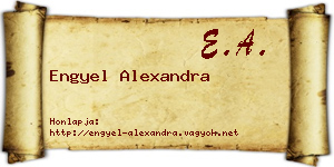 Engyel Alexandra névjegykártya